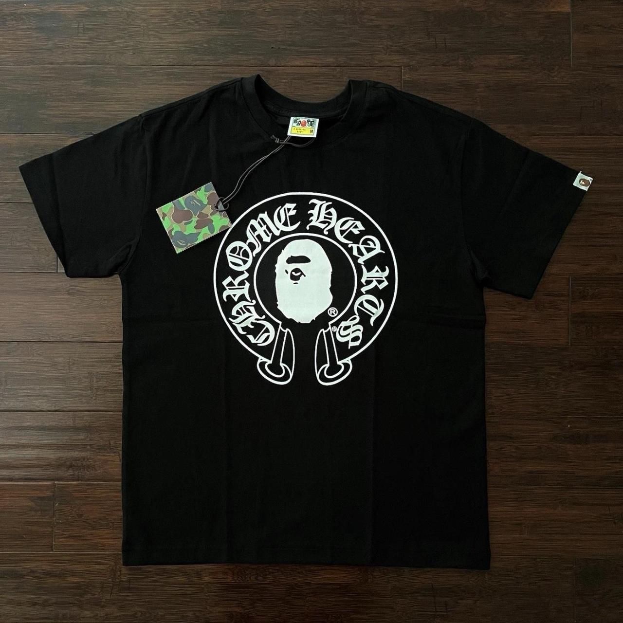 Bape X chromehearts tee