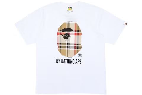 Bape burberry tee