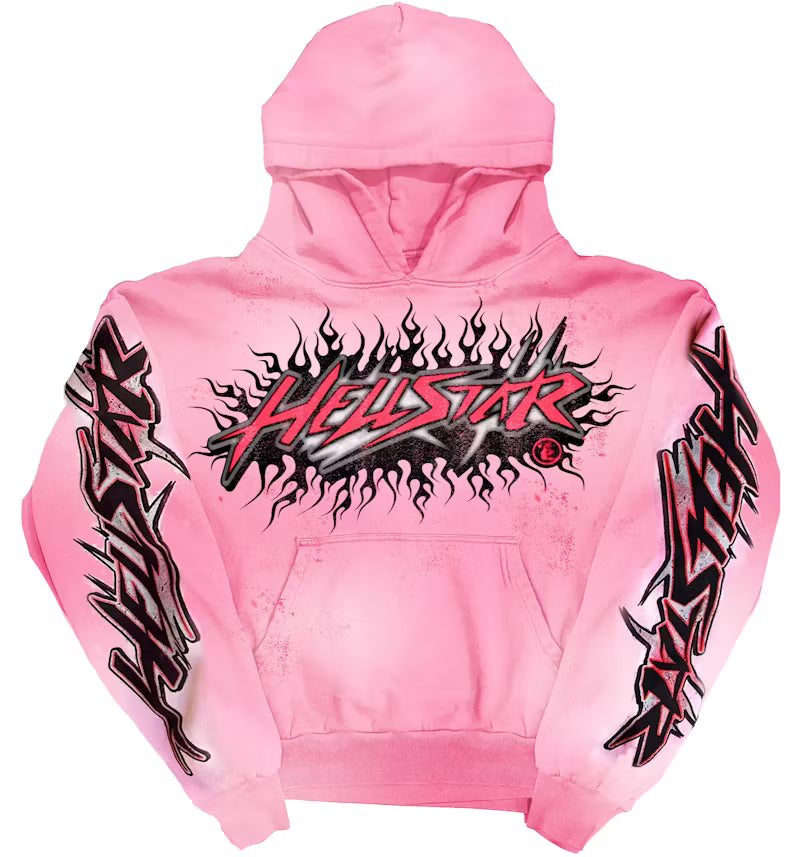 Hellstar pink hoodie