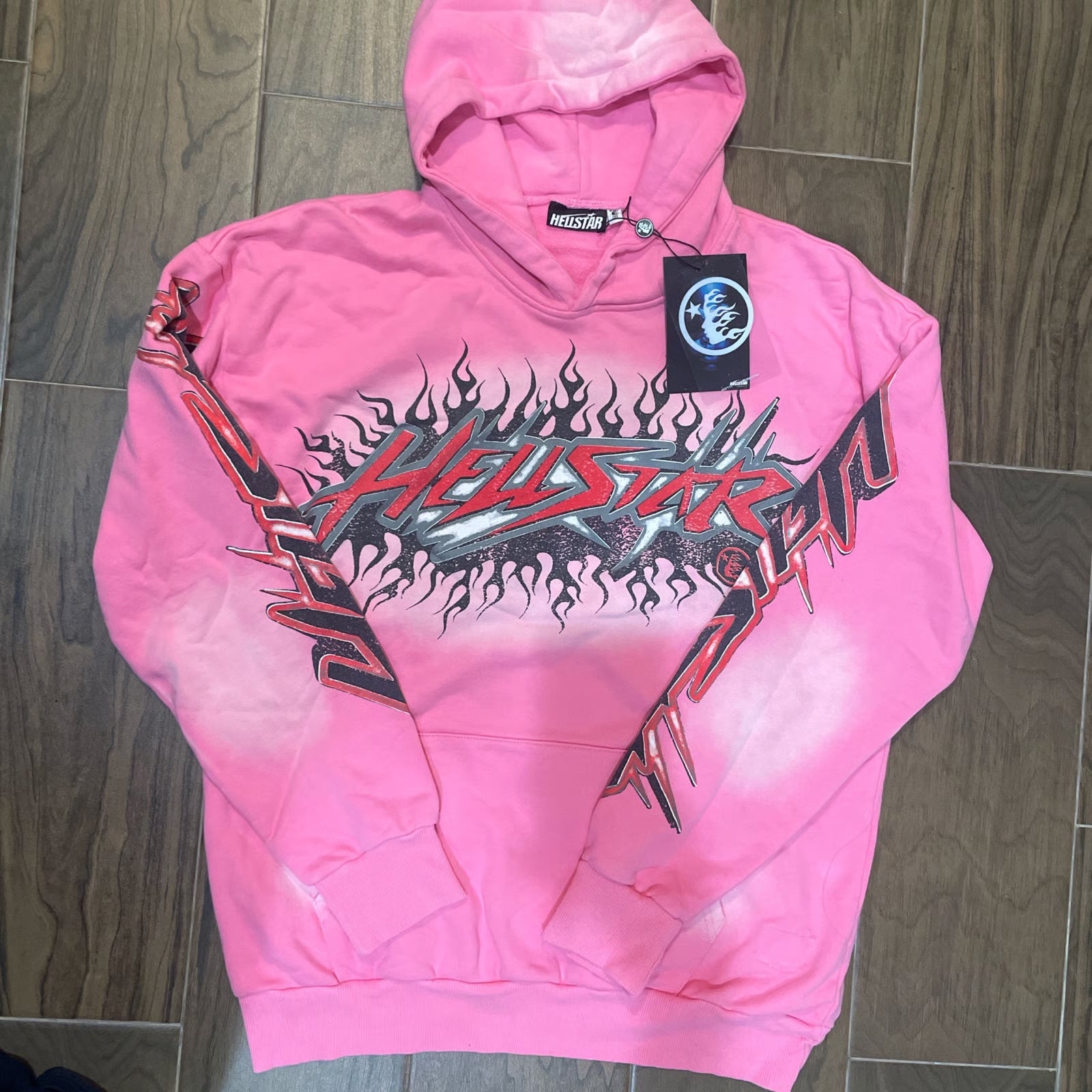 Hellstar pink hoodie